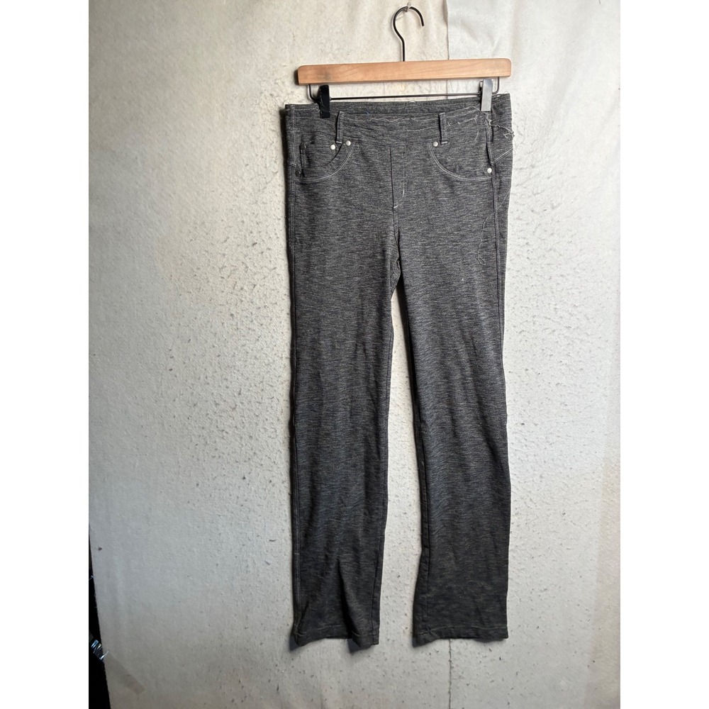 Kuhl Mova Skinny Pants Charcoal Heather Gray Pull On Stretch Hiking Trousers 10R
